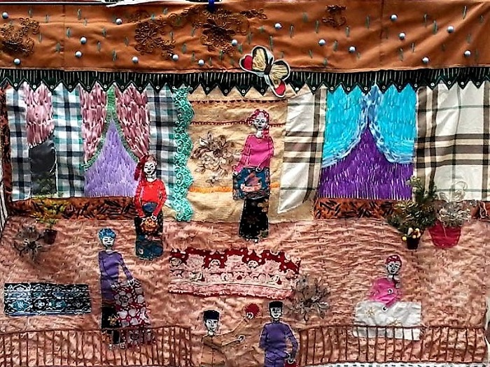 Dina Adelya Pamerkan Textile Art Bertema Jambi di Ajang Internasional