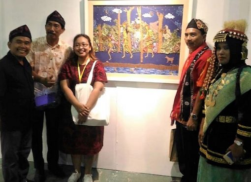 Textile Art tentang Orang Rimba Tampil di Pameran Besar Seni Rupa ke