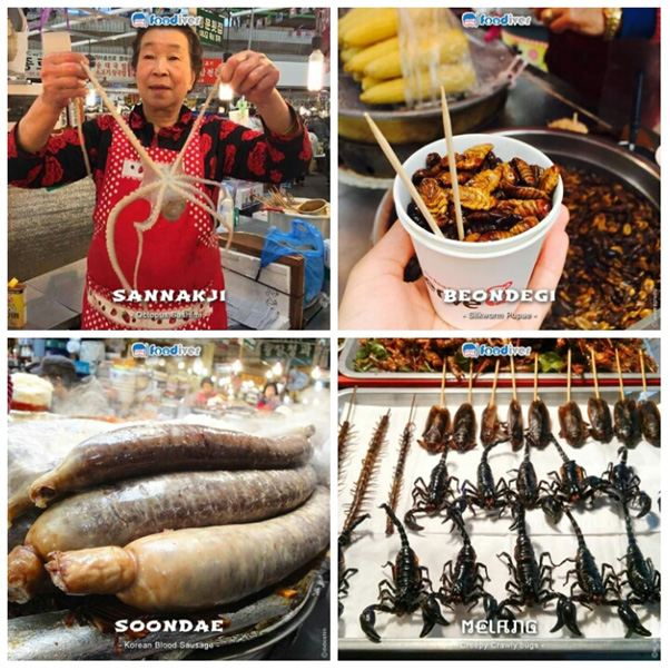 Makanan Paling Horor di Korea dan Thailand